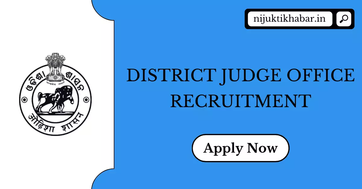 Kendrapara District Judge Office Recruitment