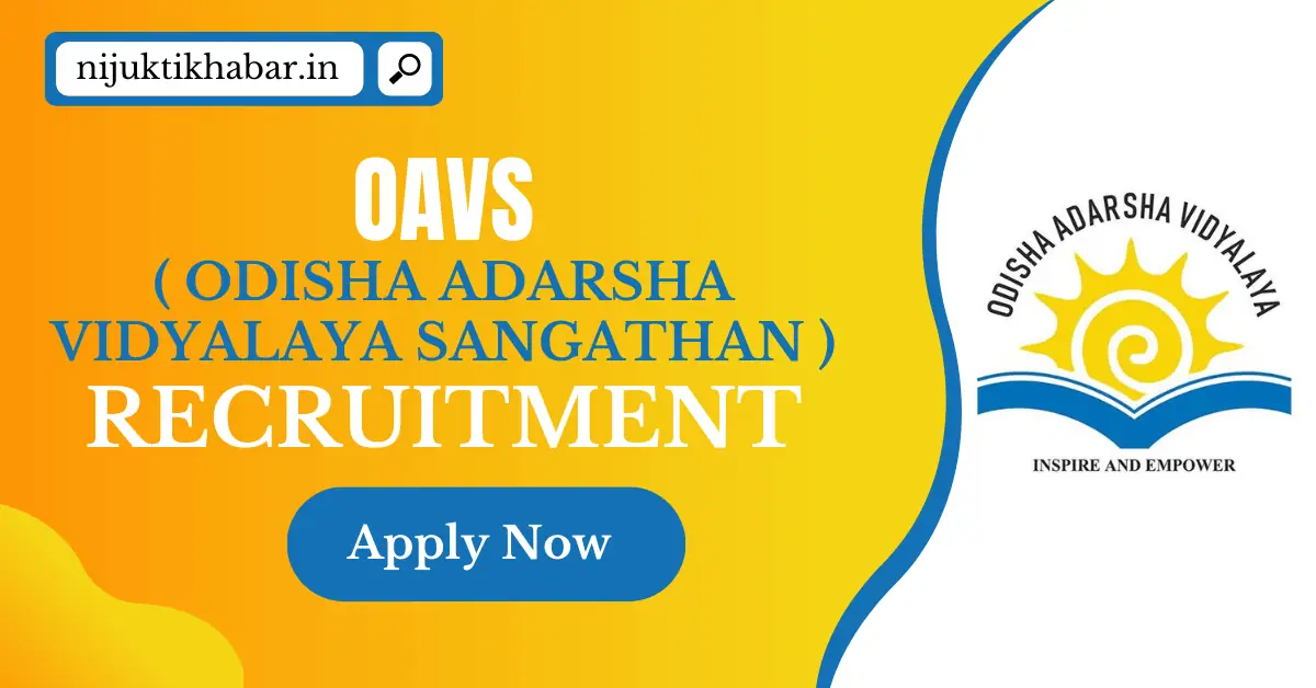 Odisha Adarsha Vidyalaya Recruitment 2023