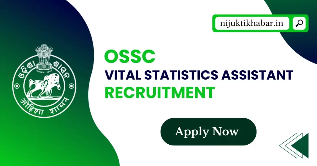 OSSC Vital Statistics Assistant Recruitment