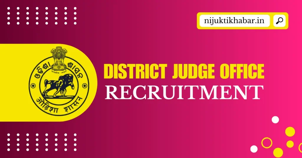 Kalahandi District Judge Office Recruitment