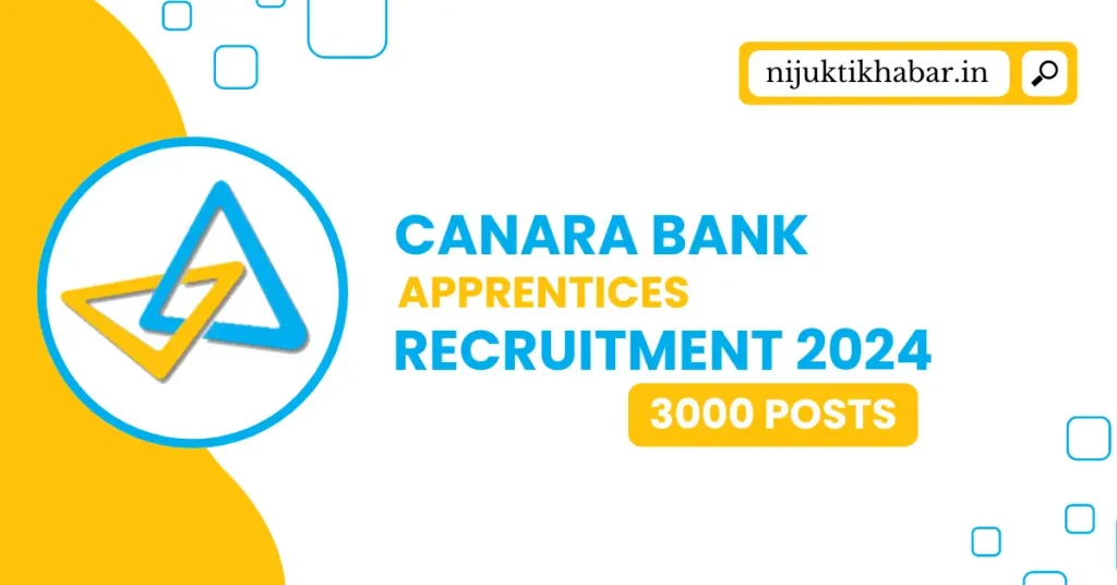 Canara Bank Apprentice Recruitment